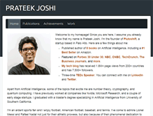 Tablet Screenshot of prateekj.com